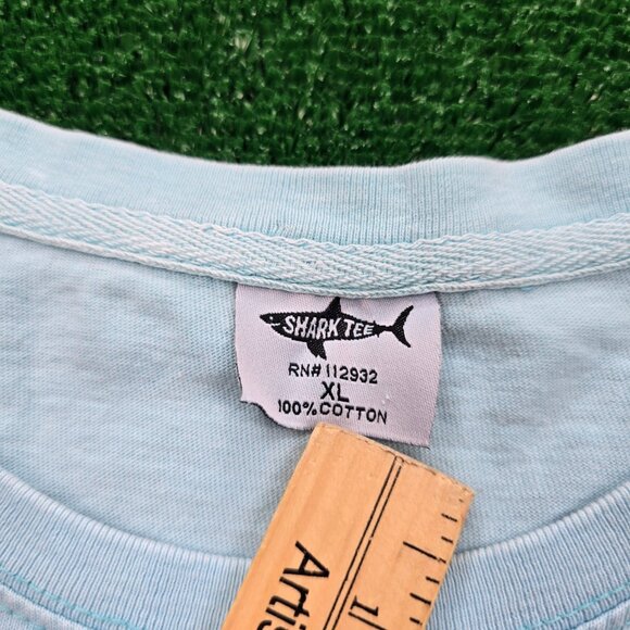 Daytona Beach Florida Tshirt Mens Extra Large Blue Surf Dog Long Sleeve Tee - Picture 11 of 13